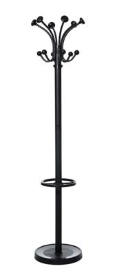 Kapstok maul nubis stnd 176cm 20 haken zw ral9004