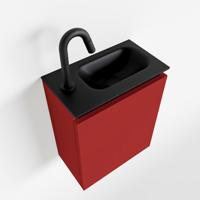 MONDIAZ TURE 40cm toiletmeubel fire. EDEN wastafel urban rechts 1 kraangat - thumbnail