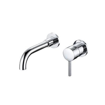 BWS Wastafelkraan Inbouw | Colorato | Incl.Inbouwdeel | Chroom