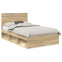 Bedframe met hoofdeinde Sonoma 120 x 190 cm Massief grenenhout - thumbnail