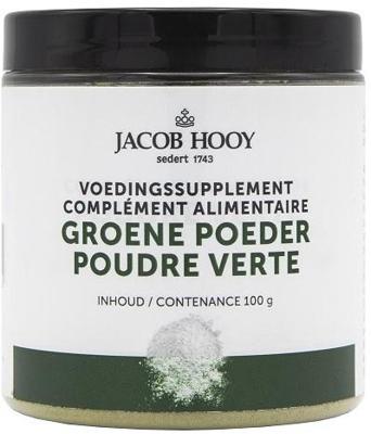 Jacob Hooy Groene poeder pot 100 Gram