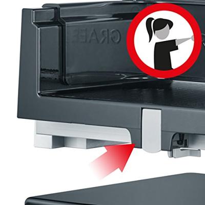 Graef SKS 11001 - Metalen allessnijder Ã 17cm + 170W + gekarteld mes