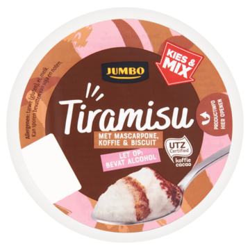 Jumbo Tiramisu 80 g Bevat Alcohol
