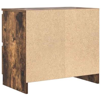 Tv-meubel 60x35x54 cm bewerkt hout gerookt eikenkleurig