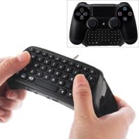 Dobe TP4-008 bluetooth 3.0 toetsenbord voor PlayStation 4 PS4 Controller(zwart) - thumbnail