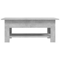 Salontafel 102x55x42 cm spaanplaat betongrijs - thumbnail