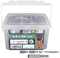 Connex Terrasschroef Rvs Tx 5X60 Box 240St - B30251 - thumbnail