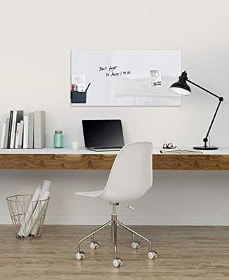 Sigel SI-GL146 Glasmagneetbord Artverum 910x460x15mm Wit - thumbnail