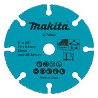 Makita D-74837 Doorslijpschijf HM/TCG 76 mm - thumbnail