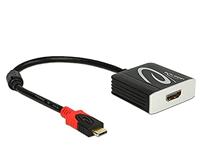 Delock 62730 USB-C / HDMI Adapter [1x USB-C stekker - 1x HDMI-bus] Zwart 0 mm - thumbnail