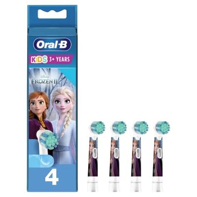 Oral-B EB10S-4 Frozen Opzetborstel voor elektrische tandenborstel 4 stuk(s) Wit