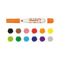 Carioca stempelstift Stamperello, doos van 6 stuks in geassorteerde kleuren - thumbnail