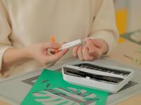 Precisiemes fiskars medium duty 12 mesbladen wit - thumbnail