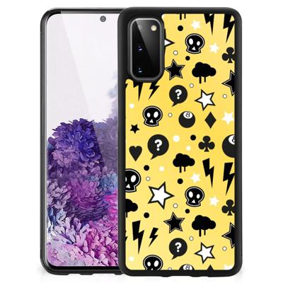 Mobiel Case Samsung Galaxy S20 Punk Geel Mobiel Case Samsung Galaxy S20 Punk Geel