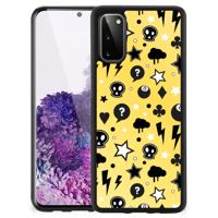 Mobiel Case Samsung Galaxy S20 Punk Geel - thumbnail