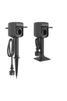 WOOX r6079 slimme tweeweg buitencontactdoos, wifi, 2x schuko, ip44, 3680w, 16a - thumbnail