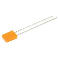 Kingbright Bedrade LED Oranje Rechthoekig 2 x 5 mm 12.5 mcd 110 ° 30 mA 2 V - thumbnail