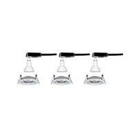 Paulmann 93433 Inbouwlamp Set van 3 stuks 19.5 W Aluminium (gedraaid) - thumbnail