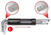 KS Tools Winkelschraubendrehersatz 2-10mm Kugelkopf im Halter Haakse schroevendraaierset 2 8-delig - thumbnail