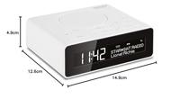 TechniSat DigitRadio 51 Wekkerradio DAB+, VHF (FM) AUX Wit - thumbnail
