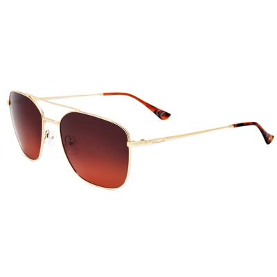 Polar zonnebril Aviator 889 gepolariseerd Cat. 4 goud/oranje