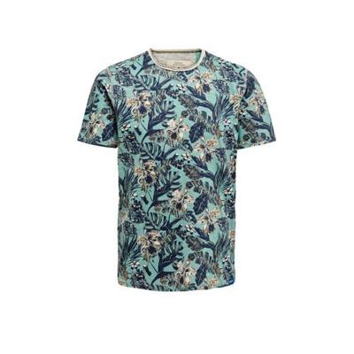 ONLY & SONS gebloemd T-shirt blauw ONLY & SONS gebloemd T-shirt blauw