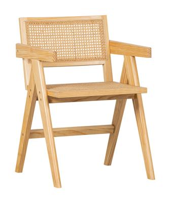 Woood Gunn eetkamerstoel rattan Naturel