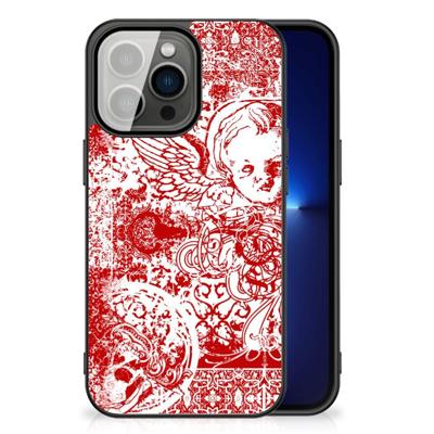 Telefoonhoesje iPhone 13 Pro Angel Skull Rood