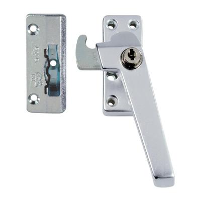 AXA 3319 Veiligheids raamsluiting F1 met cilindersluiting, nok en haakschoot inbouw rechtsdraaiend - 3319-31-91/6