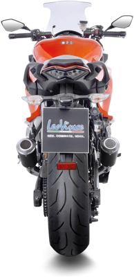 LeoVince Geluiddemper "sbk lv-10 black edition schalld leo slipon lv-10 sw-si