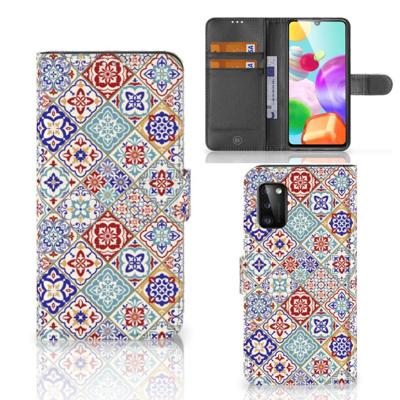 Samsung Galaxy A41 | Bookcase | Tiles Color