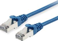 Equip 605537 RJ45 Netwerkkabel, patchkabel CAT 6 S/FTP 0.50 m Blauw Vergulde steekcontacten 1 stuk(s) - thumbnail