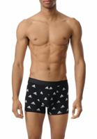 Adidas Boxershorts flex cotton lang 3-pack blauw zwart - thumbnail