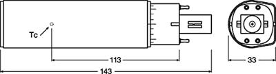 OSRAM HOMELIGHTING 4058075559103 LED-lamp Energielabel E (A - G) G24q-1 6 W = 13 W Neutraalwit (Ø x l) 33 mm x 130 mm 1 stuk(s) OSRAM HOMELIGHTING 4058075559103 LED-lamp Energielabel E (A - G) G24q-1 6 W = 13 W Neutraalwit (Ø x l) 33 mm x 130 mm 1 stuk(s)