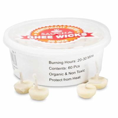 Authentieke Ghee Kaarsjes S (60 stuks)