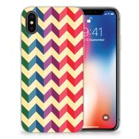Apple iPhone X | Xs | TPU bumper | Zigzag Multi Color - thumbnail