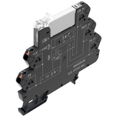 Weidmüller TRP 24VUC 1CO AGSNO Koppelrelais 24 V DC/AC 6 A 1x wisselcontact 10 stuk(s)