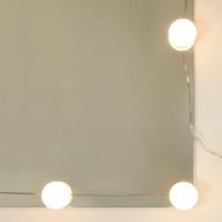 Kaptafel met LED-verlichting 74,5x40x141 cm wit - thumbnail
