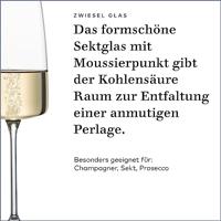 Zwiesel Glas Champagneglazen - Flutes - Vivid Senses Light & Fresh - 380 ml - 2 stuks - thumbnail