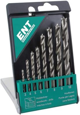 ENT DURADRILL 8-dlg. houtboorset 3-10mm, hele maten - 7909248 ENT DURADRILL 8-dlg. houtboorset 3-10mm, hele maten - 7909248