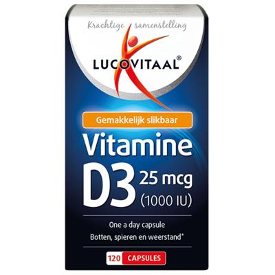 Lucovitaal Vitamine D3 25mcg 120Capsules Lucovitaal Vitamine D3 25mcg 120Capsules