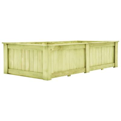 Plantenbak verhoogd 196x100x50 cm geïmpregneerd grenenhout