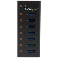 StarTech.com 7-poorts USB 3.0 hub - metalen behuizing - desktop of wandmontage - compacte 7-voudige verdeler SuperSpeed Hub - thumbnail