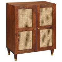 Dressoir Bruin 60 x 33.5 x 75 cm massief mangohout - thumbnail