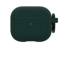 OtterBox Soft Touch-koptelefoonhoes voor AirPods 3e Gen 2021, schokbestendig, valbestendig, ultradun, kras- en krasbeschermhoes voor Apple AirPods, inclusief karabijnhaak, Donkergroen - thumbnail