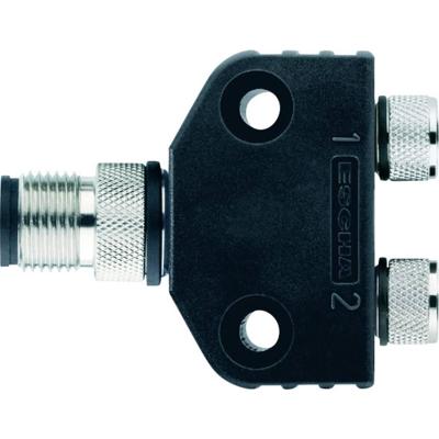 Escha 8013058 Sensor/actuator verdeler en adapter Aantal polen (sensoren): 4, 3 1 stuk(s)