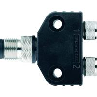 Escha 8013058 Sensor/actuator verdeler en adapter Aantal polen (sensoren): 4, 3 1 stuk(s) - thumbnail
