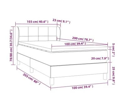 Boxspring met matras fluweel donkergroen 140x200 cm