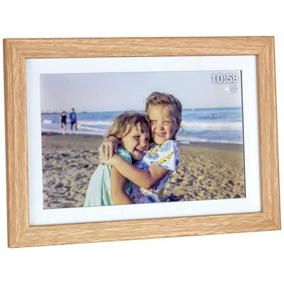 TFA Dostmann FRAMEO App Digitale WiFi-fotolijst 25.7 cm 10.1 inch 1280 x 800 Pixel 32 GB Bruin, Wit TFA Dostmann FRAMEO App Digitale WiFi-fotolijst 25.7 cm 10.1 inch 1280 x 800 Pixel 32 GB Bruin, Wit