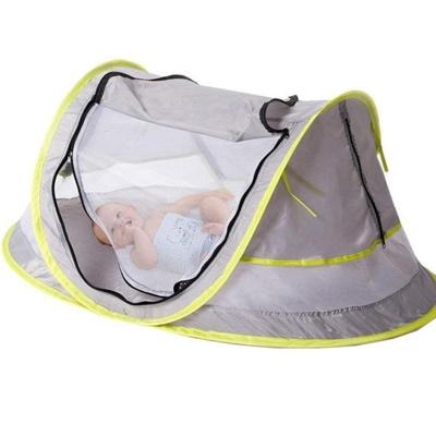 Reizen Mosquito net Ultralight Wei draagbare baby Beach tent (grijs)